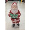 Image 1 : Light-Up Plastic Santa Décor – Not Tested