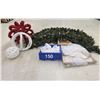 Image 1 : (4) Ceiling Garlands w/ (3) Decorative Balls & Netting – 8’ Long – Condit