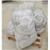 Image 1 : Bulk Lot of White Polyester Fiberfill / Quilt Batting Scraps / Stuffing