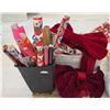 Image 1 : Pallet Lot of Wrapping Paper, Large Bows, etc.