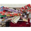 Image 2 : Pallet Lot of Wrapping Paper, Large Bows, etc.