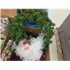 Image 2 : Lot of Christmas Décor - Wreaths, Garlands, Stocking, etc.