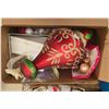 Image 6 : Assorted Christmas Lot – Lights, Fabric, Ribbon, etc.