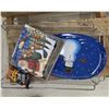 Image 6 : Lot of Assorted Kitchen & Household Items – Rolls of Shelf Liner, Iron, Ramekins, etc.