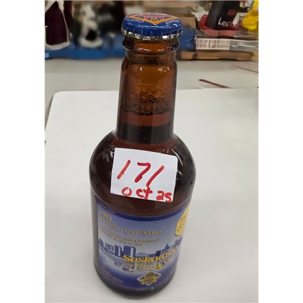 1993 Convention Saskatoon, SK Great Western Full Bottle