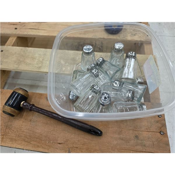 Gavel, Salt & Pepper Shakers