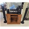 Image 1 : Entertainment System w/ Wooden Cabinet