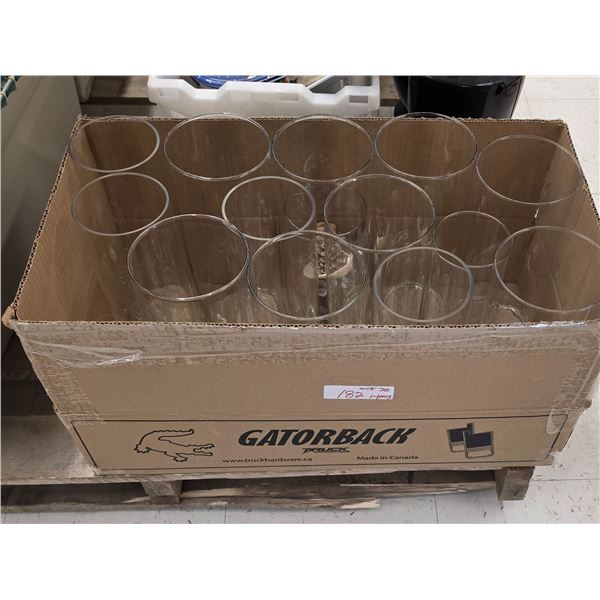 Lot of Tall Glass Vases