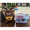 Image 1 : Reindeer Holiday Hopper IN BOX (inflated one is shown for display purposes)