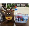 Image 1 : Reindeer Holiday Hopper IN BOX (inflated one is shown for display purposes)