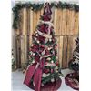 Image 1 : Decorated Christmas Tree w/ Tree Topper – 7’ Tall Total
