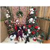 Image 1 : Christmas Fireplace Display inc. Trees, Stockings, Stuffed Bears, etc.