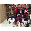 Image 2 : Christmas Fireplace Display inc. Trees, Stockings, Stuffed Bears, etc.