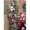 Image 5 : Christmas Fireplace Display inc. Trees, Stockings, Stuffed Bears, etc.