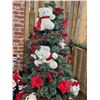 Image 6 : Christmas Fireplace Display inc. Trees, Stockings, Stuffed Bears, etc.
