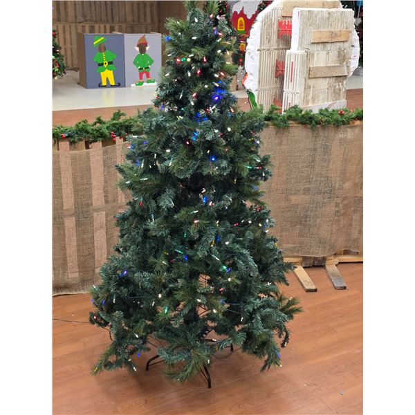 6’ Christmas Tree w/ Lights – Working