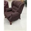 Image 3 : Upholstered Chair and Wood Stool