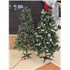 Image 1 : (2) 6’ Christmas Trees w/ Lights – Working