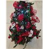 Image 2 : 4’ Decorated Christmas Tree w/ Lights - Working