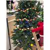 Image 2 : 7’ Decorated Christmas Tree w/ Lights & Elf on Ladder
