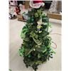Image 3 : 4’ Decorated “Green” Christmas Tree w/ Lights - Working