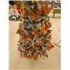 Image 3 : 6’ Autumn Decorated Christmas Tree w/ Lights - Working