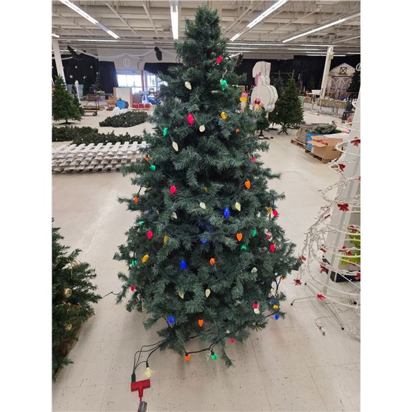 7’ Christmas Tree w/ Lights – Working