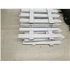 Image 2 : (6) White Picket Fence Panels  – 8’ x 4’