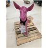 Image 4 : Pink Cement Deer Statue – 4’ Tall