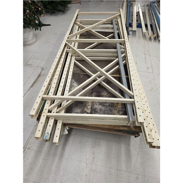 Lot of Pallet Shelving Frames – up to 9’ tall