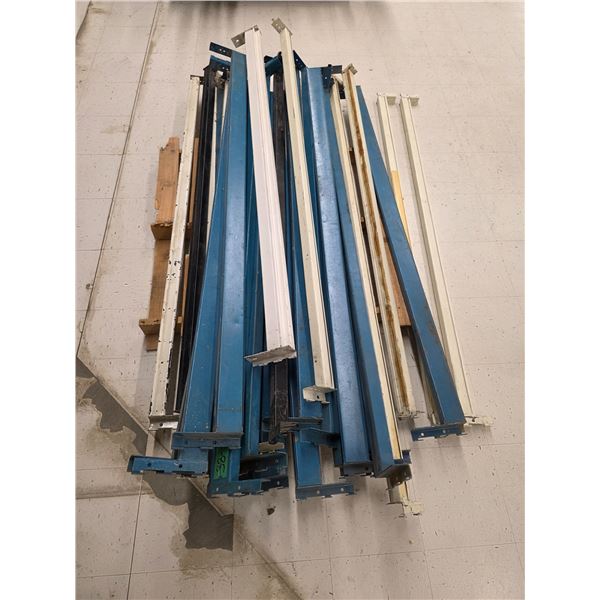 Lot of Pallet Shelving Rails – up to 6’ Long