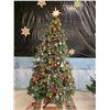Image 1 : 6’ Traditionally Decorated Christmas Tree w/ Lights – Working