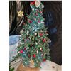 Image 1 : 6’ Decorated Christmas Tree w/ Blue Lights – Working