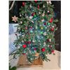 Image 2 : 6’ Decorated Christmas Tree w/ Blue Lights – Working