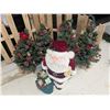 Image 1 : (4) Mini Christmas Trees w/ 32” Santa