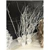 Image 2 : (5) Lighted White Artificial Birch Trees – 5’ to 6’ Tall