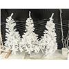 Image 1 : (3) White Christmas Trees – 5’ Tall