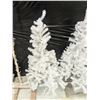 Image 4 : (3) White Christmas Trees – 5’ Tall