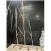 Image 1 : (3) Lighted White Artificial Birch Trees – 7’ to 12’ Tall