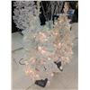 Image 2 : (2) White Lighted Christmas Trees – 4’ Tall