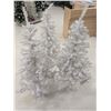 Image 1 : (3) White Christmas Trees – 5’ Tall