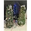 Image 1 : (3) Decorated Christmas Trees w/ Lights