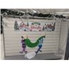 Image 4 : (2) Slat-Board Wall Display Units on Wheels (one broken) – 6’ x 9’
