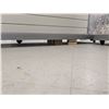 Image 6 : (2) Slat-Board Wall Display Units on Wheels (one broken) – 6’ x 9’