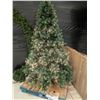 Image 1 : 8’ Christmas Tree w/ Lights (realistic looking needles)