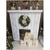 Image 1 : Fake Fireplace Christmas Display w/ Gifts etc.