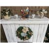 Image 2 : Fake Fireplace Christmas Display w/ Gifts etc.