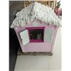 Image 2 : Painted and Decorated Playhouse – Pink Christmas Themed