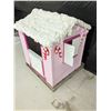 Image 3 : Painted and Decorated Playhouse – Pink Christmas Themed