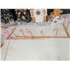 Image 1 : Light-Up Candy Canes w/ 2x4 Support Rails